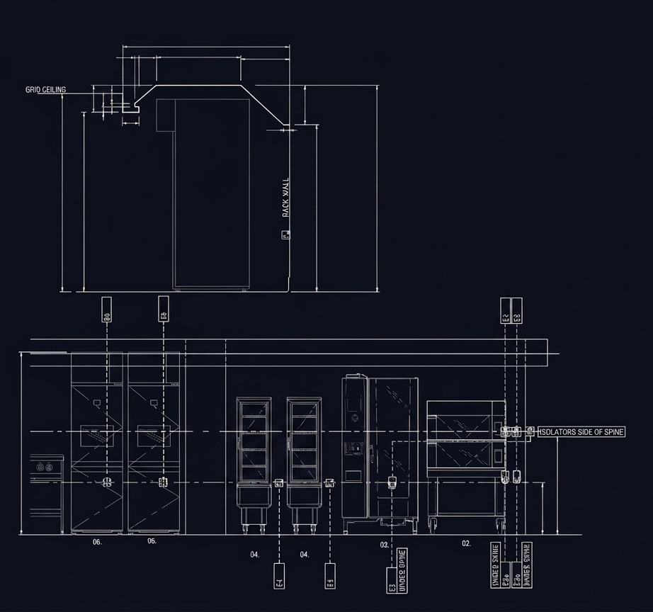 Industrial kitchen — project view 2
